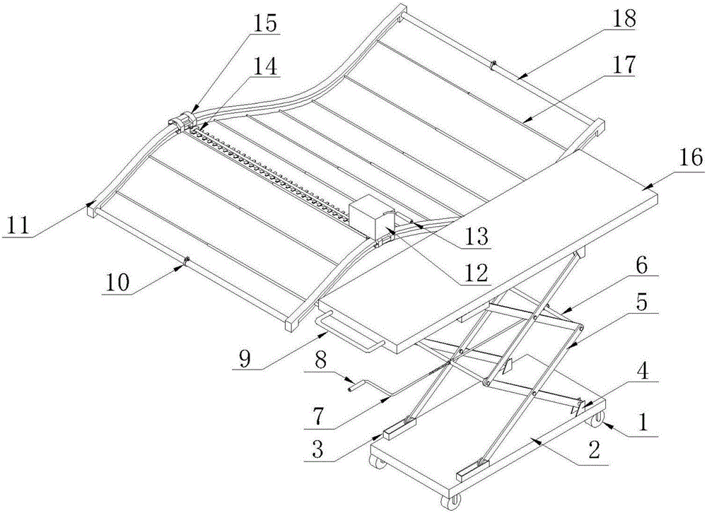 Vehicle-mounted type hedge pruning machine