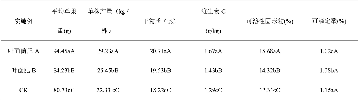 Foliar bacterial fertilizer for actinidia chinensis as well as preparation method and application thereof