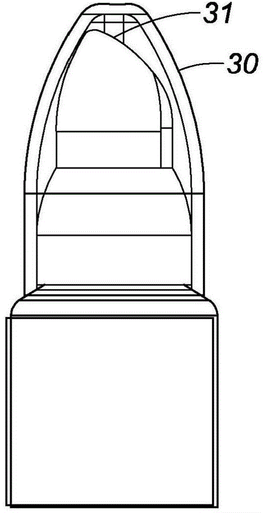 Applicator for a fluid product such as a cosmetic product