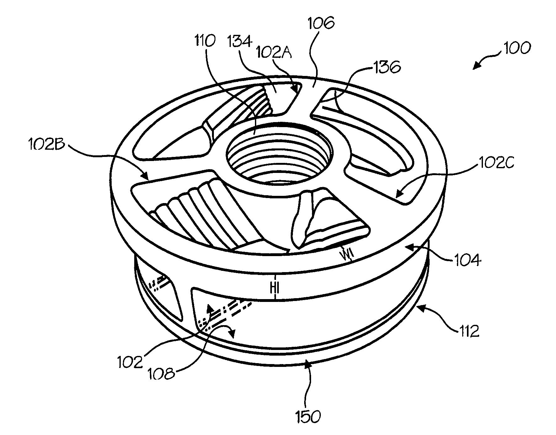 Pump with rotating inlet