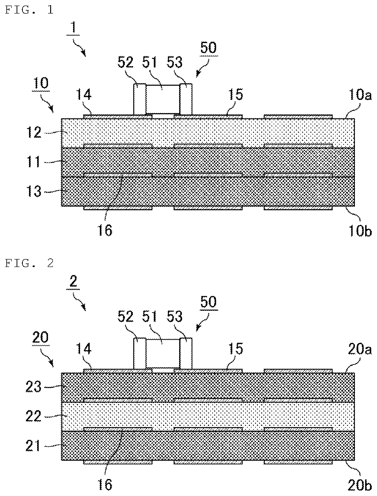 Mounting structure and multilayer capacitor built-in substrate