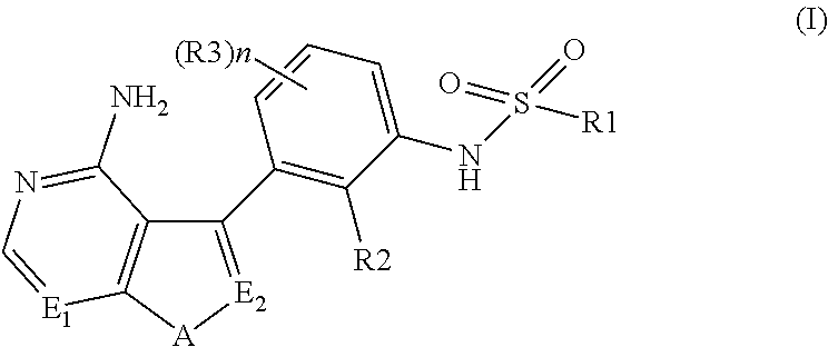 N-(substituted-phenyl)-sulfonamide derivatives as kinase inhibitors