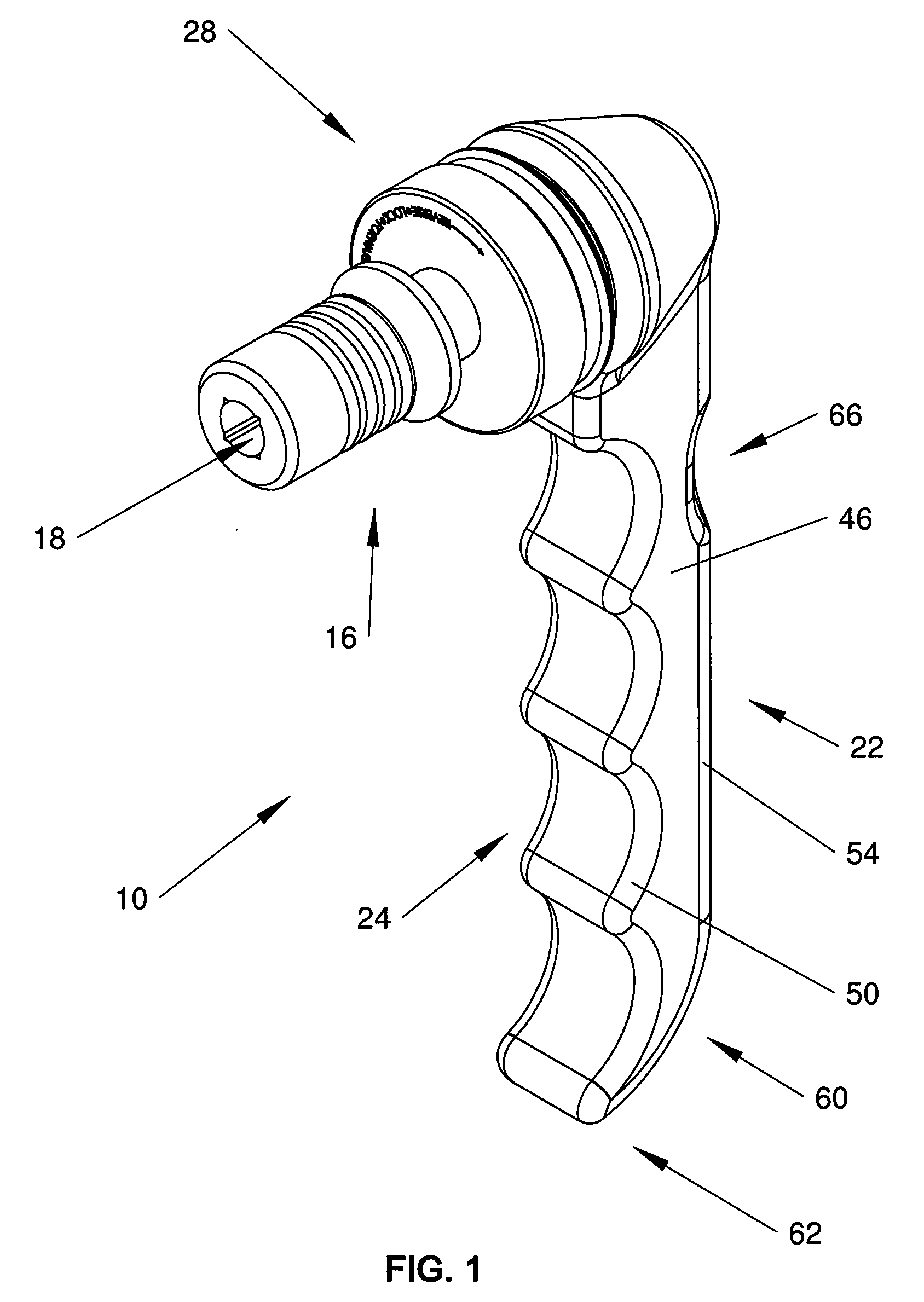Ratcheting mechanical driver for cannulated surgical systems