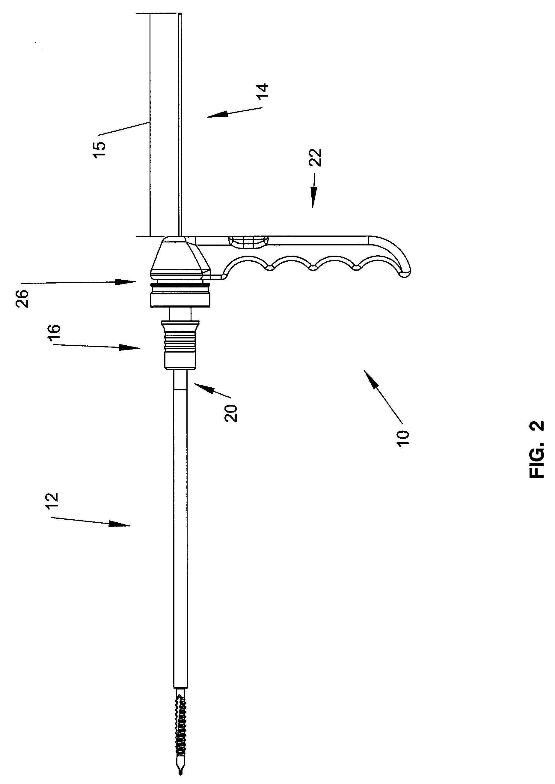 Ratcheting mechanical driver for cannulated surgical systems