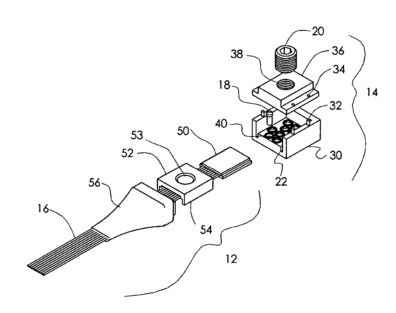 Implantable modular, multi-channel connector system for nerve signal sensing and electrical stimulation applications