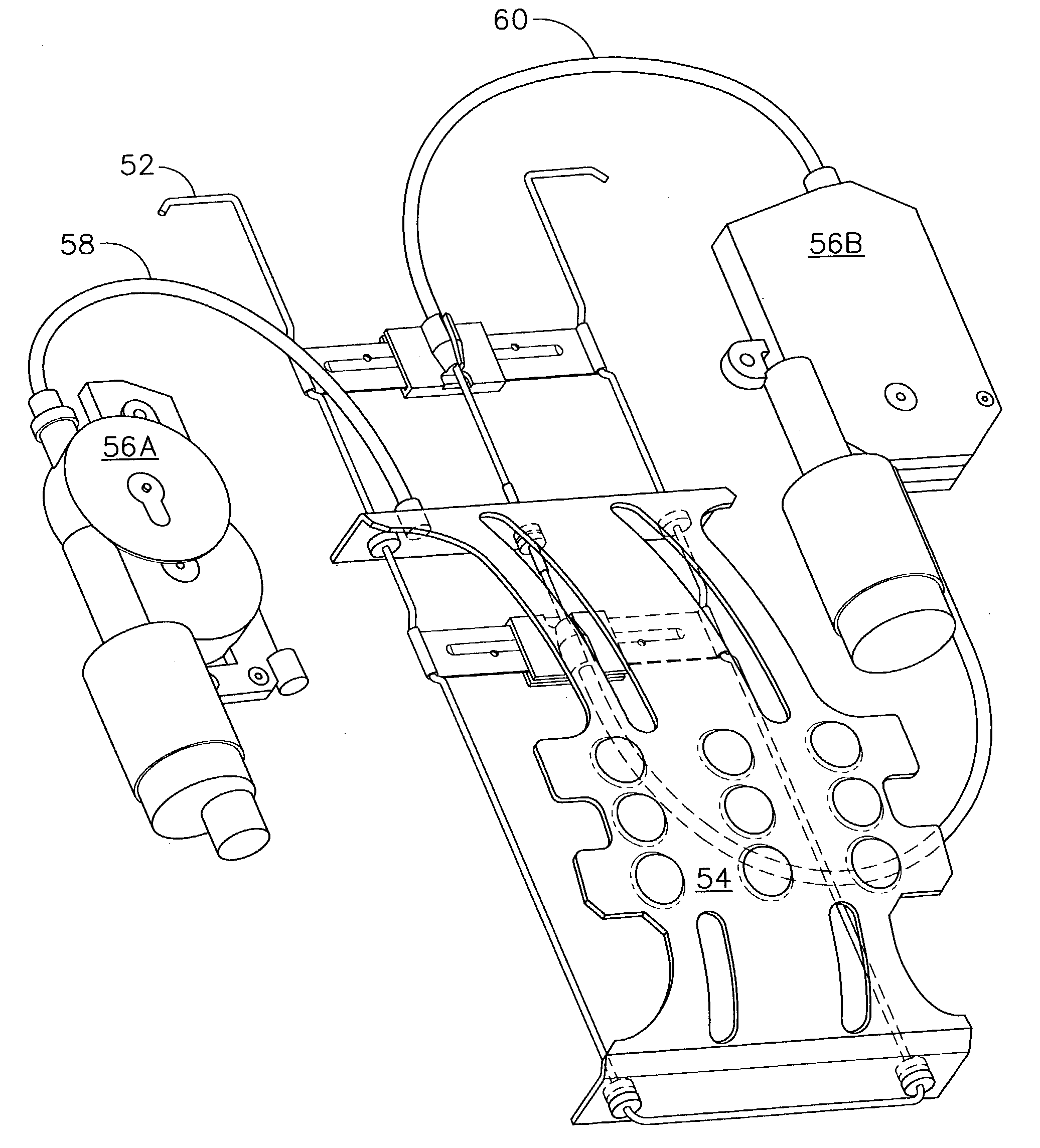 Massage apparatus and method for lumbar support