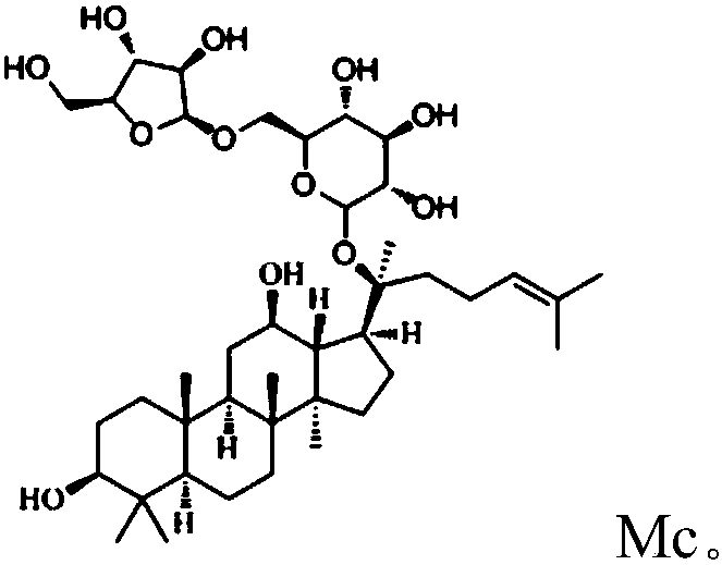 Skin external preparation composition containing ginsenoside mc