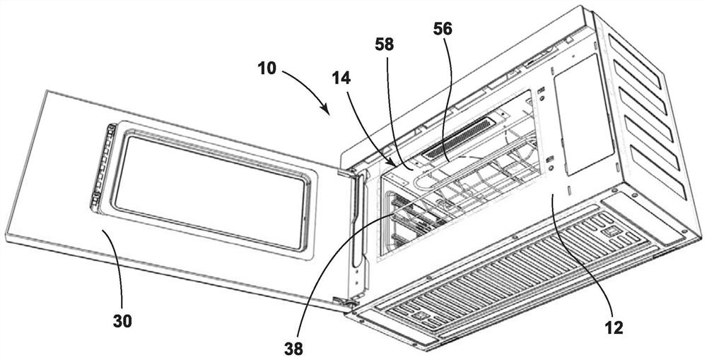 Microwave oven with integrated lower surface heating plate