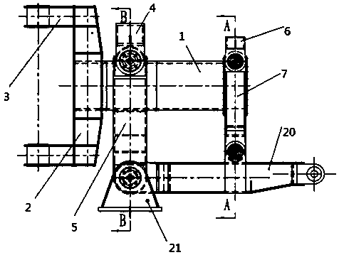 Assembly method of displacement adaptation mechanism of ship lift