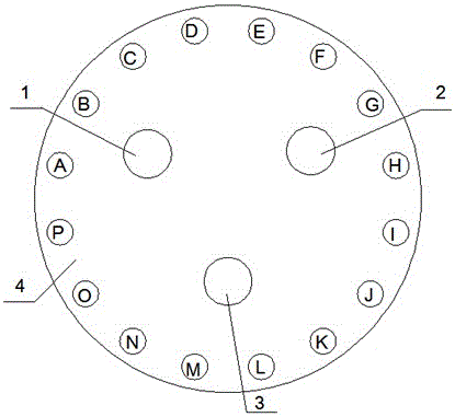 A method for correcting the location label of the bus bar of gis equipment