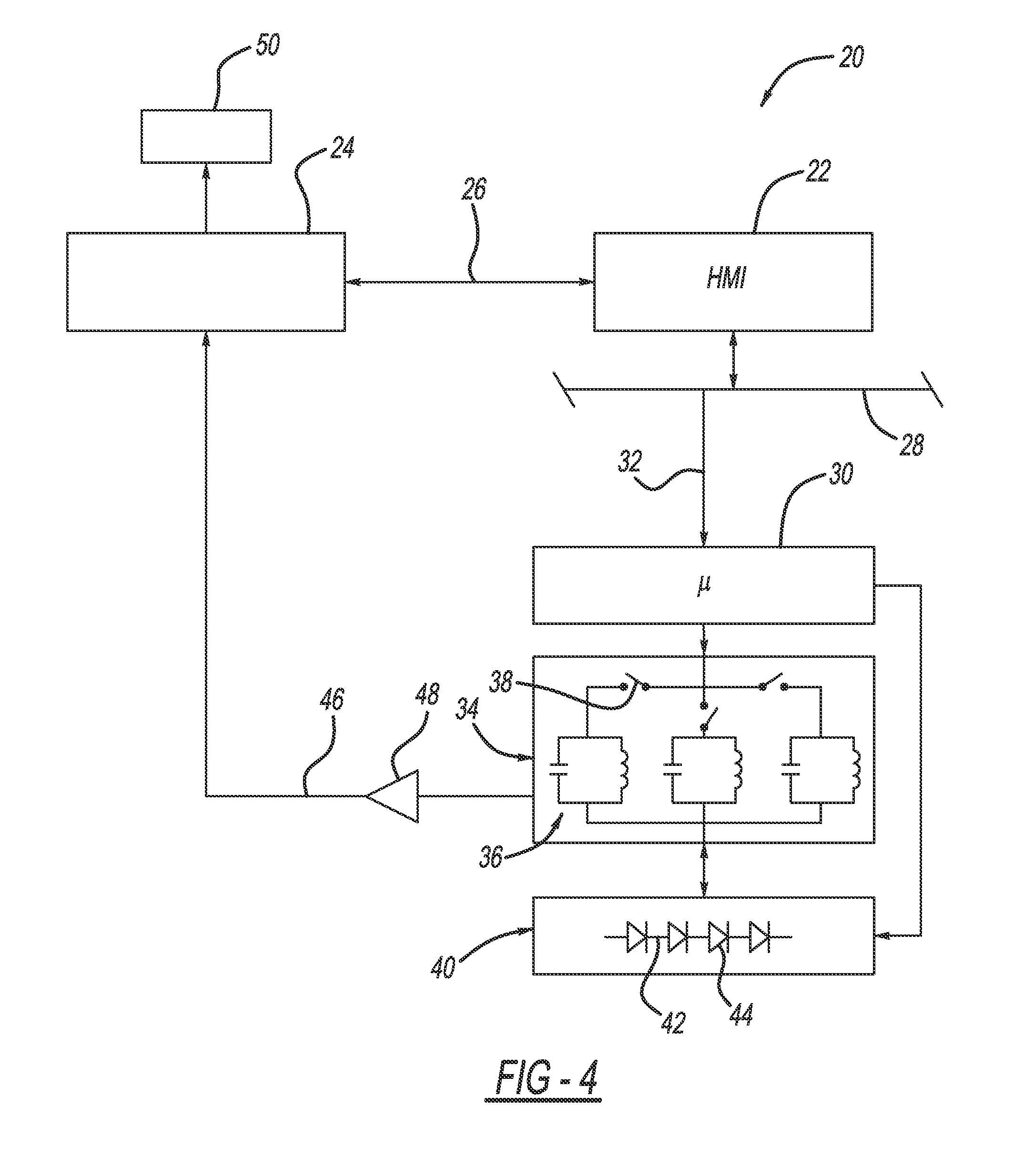 Am/fm antenna performance in the presence of wide-band noise using tunable high-q structures