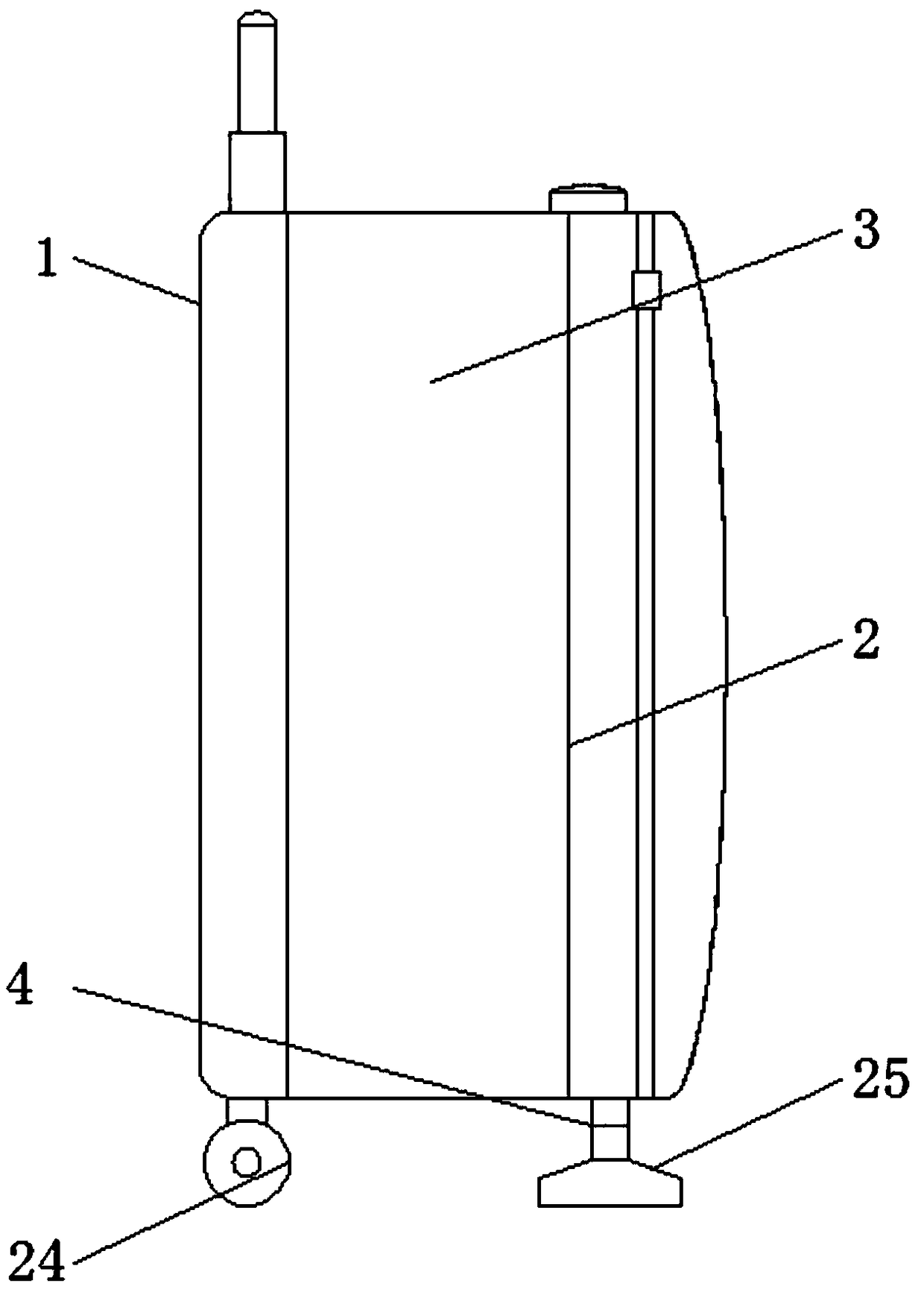 Draw-bar box with good bump-proof effect