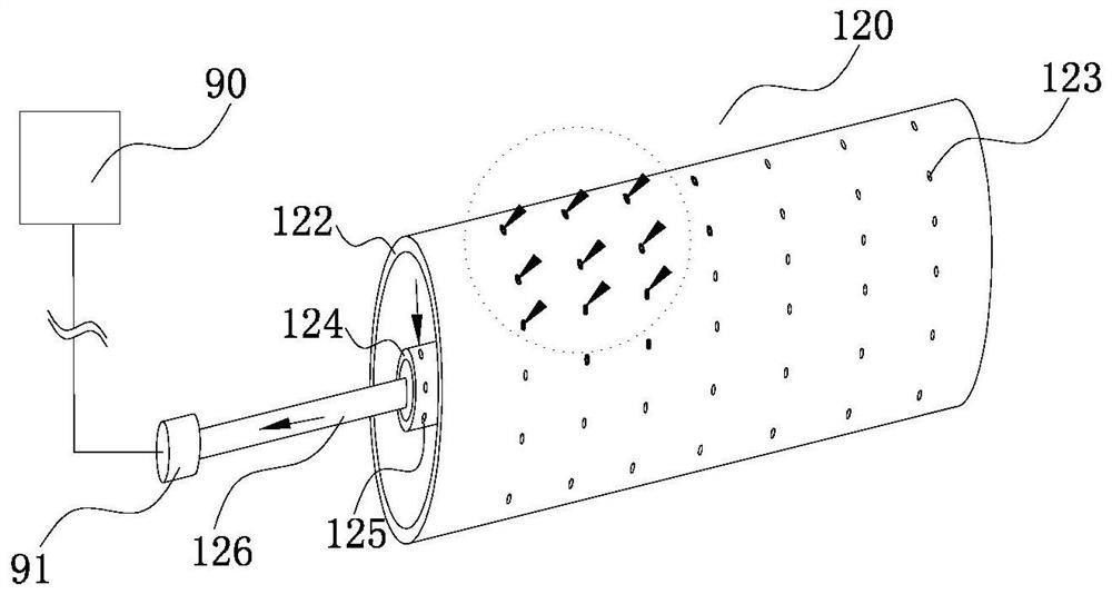 AI-combined air suction auxiliary type spinning device
