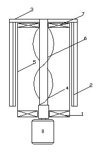 Pneumatic light complementary power generation device