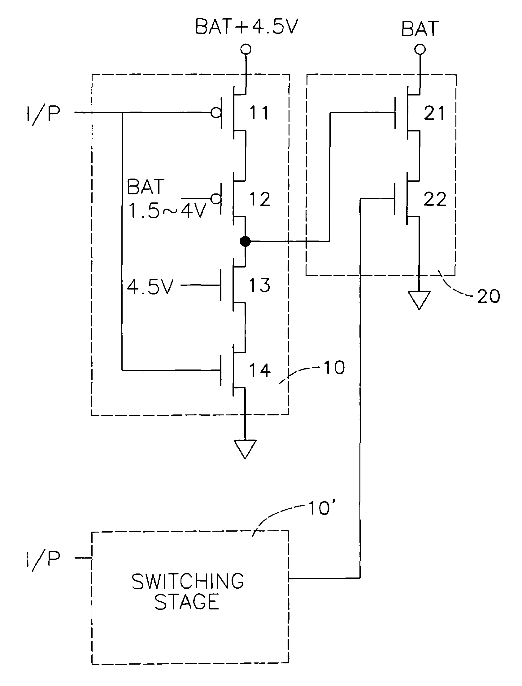 Enhanced CMOS circuit to drive DC motors