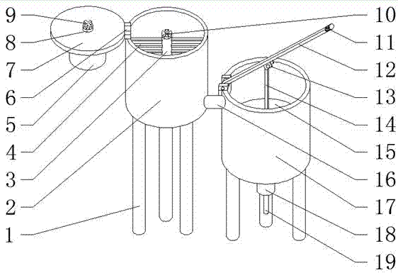 Meat stuffing apparatus for dishes filled with meat