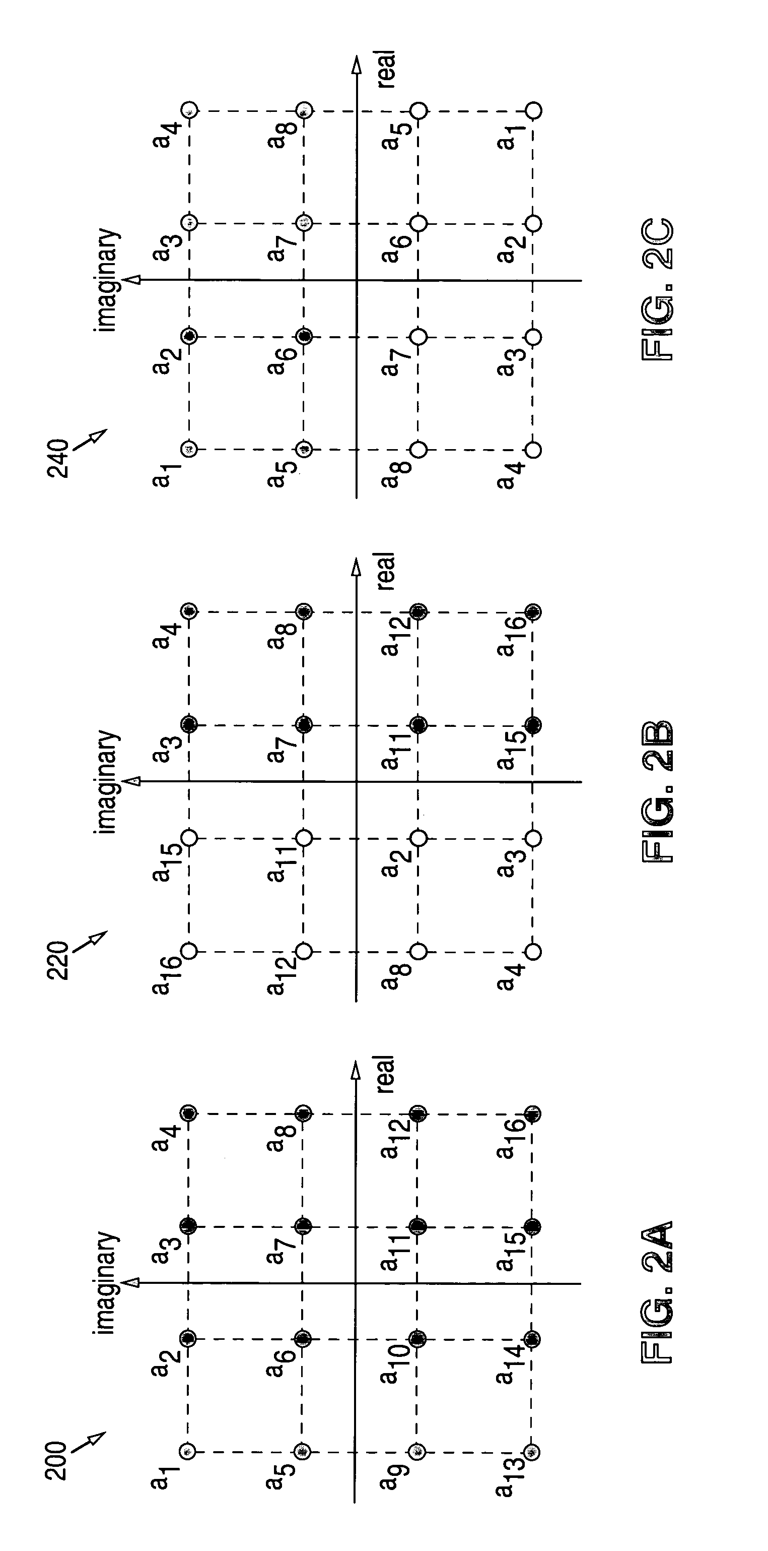 Method for reducing peak-to-average power ratios in a multi-carrier transmission system