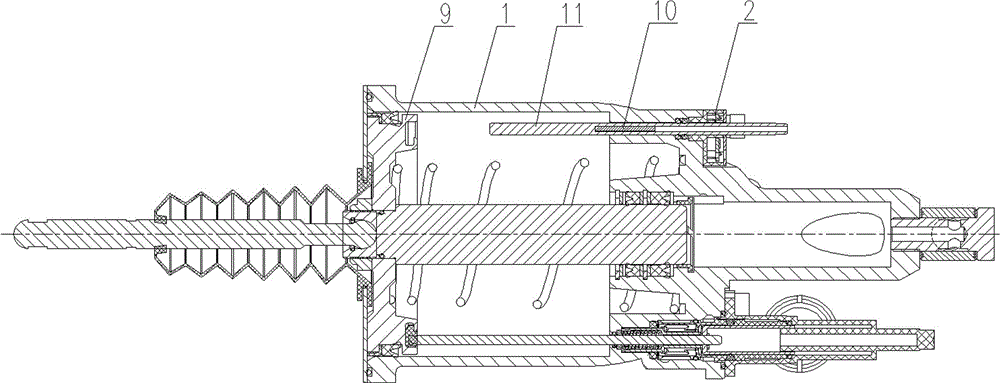 Clutch stroke monitoring system