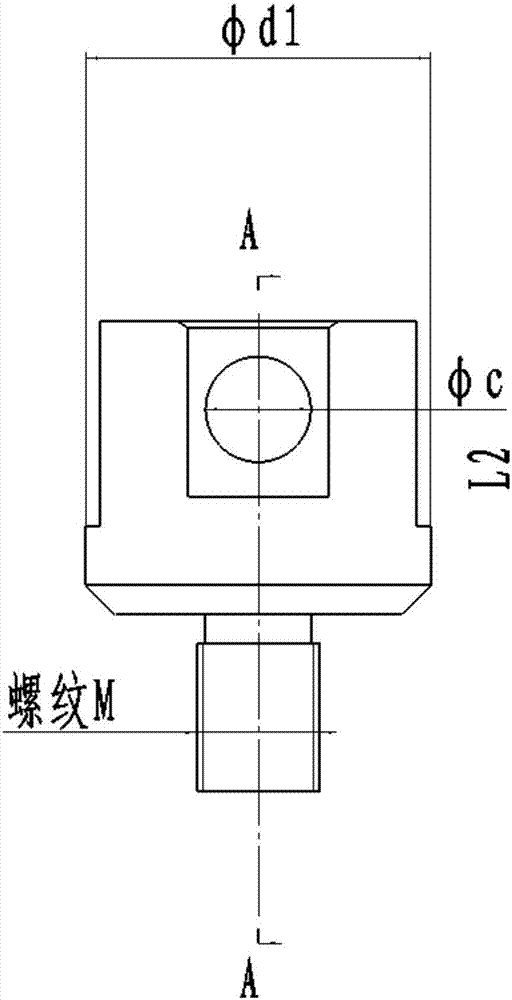 Switching tool for different types of double-joint bearing chuck