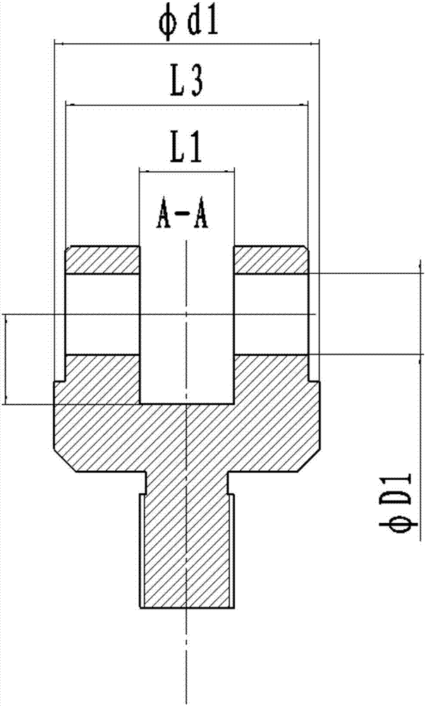 Switching tool for different types of double-joint bearing chuck