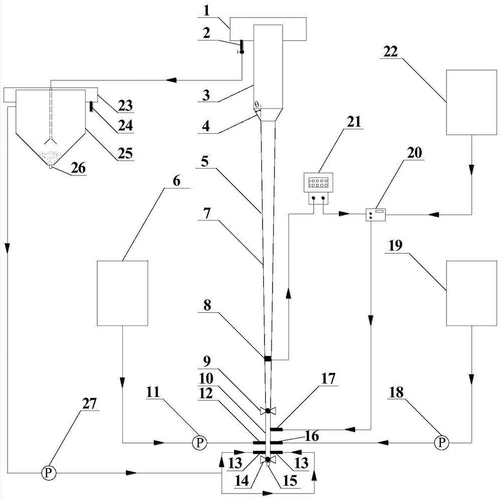 Method for recycling high concentration ammonia nitrogen and making ammonia nitrogen into large granule high purity struvite