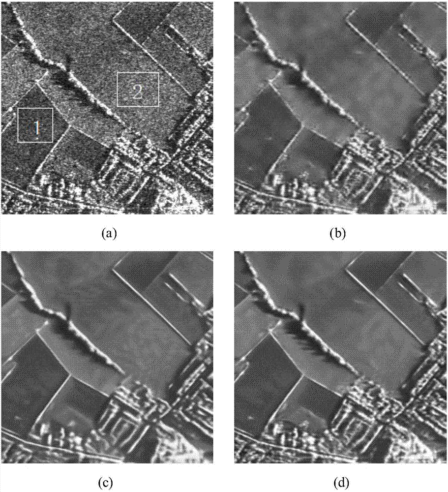 SAR image despeckling method based on texture enhancement and sparse coding