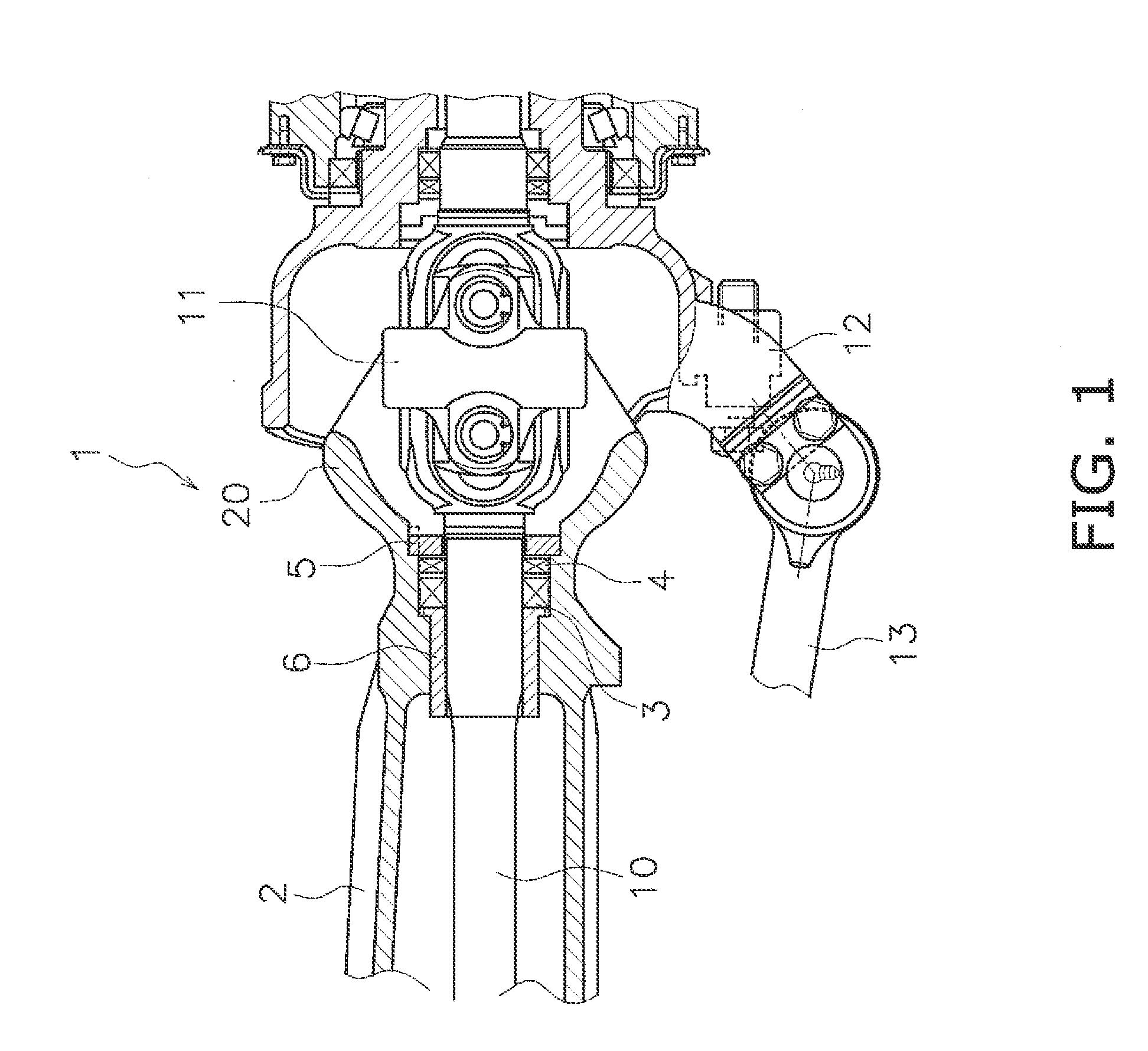 Axle housing assembly for work vehicle