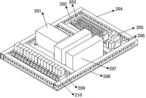 Testing device and testing method for output characteristics of artificial muscle aggregation group