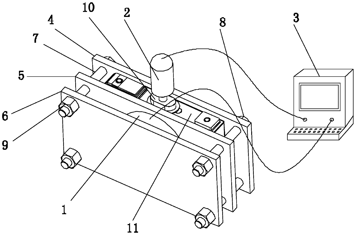 Device for quickly evaluating pressure risk of lithium ion battery