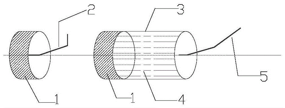 A silver/silver chloride electrode suitable for deep sea and preparation method thereof