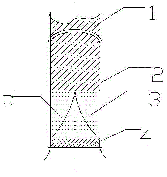 A silver/silver chloride electrode suitable for deep sea and preparation method thereof