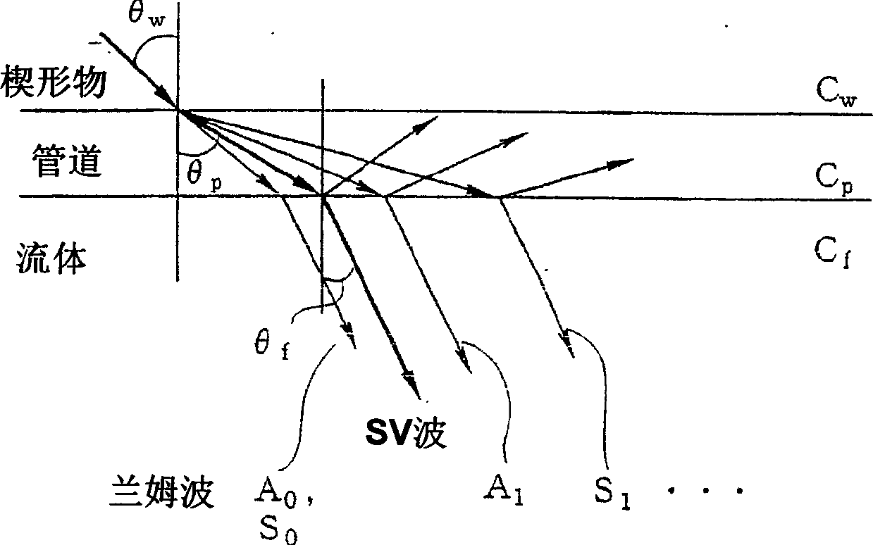 Clamp type doppler ultrasonic flow rate ditribution instrument