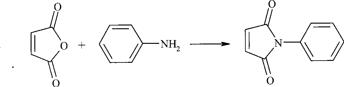 Preparation of N-phenyl maleimide