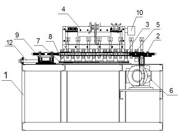 A passing-through rotor heating furnace for a piston compressor