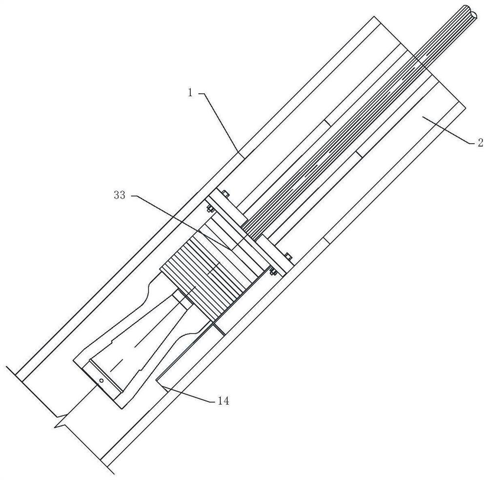 A double-beam anchor rod of a main cable anchorage system and its installation method