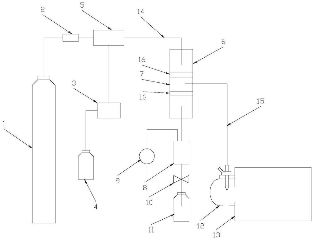 An in situ mass spectrometry detection device for heterogeneous catalytic reaction intermediates and products