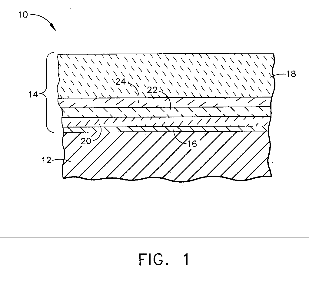 Thermal/environmental barrier coating system for silicon-containing materials