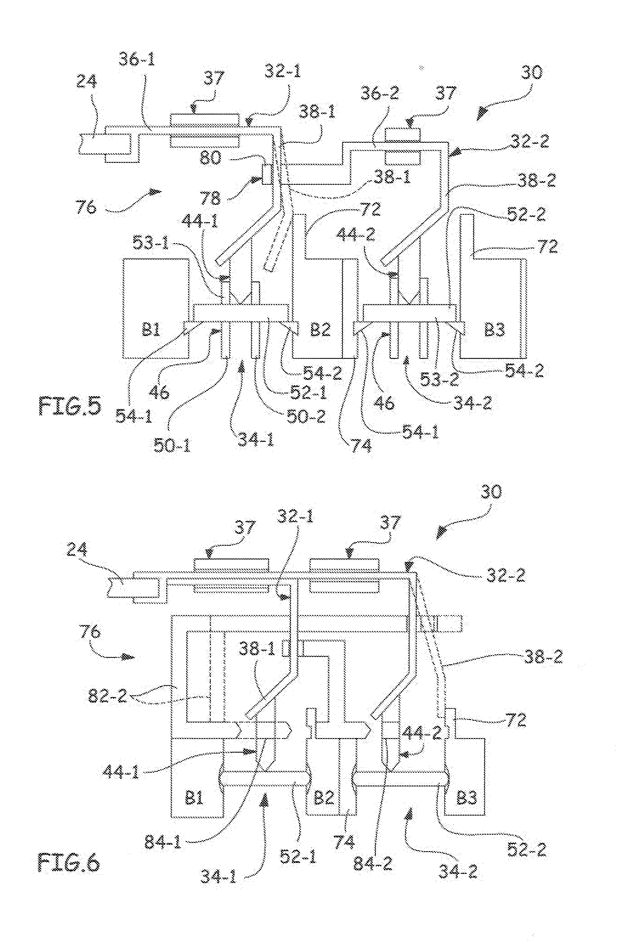 Device for thermal monitoring of the terminals of an electrical connection device