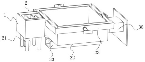 A powder packaging device with a vibration device and its application method