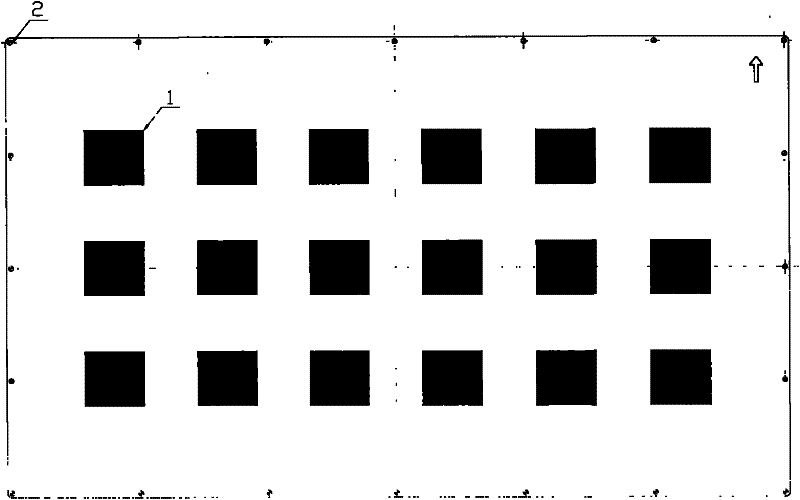 Multilayer micro-strip flat-plate array antenna with symmetric beams