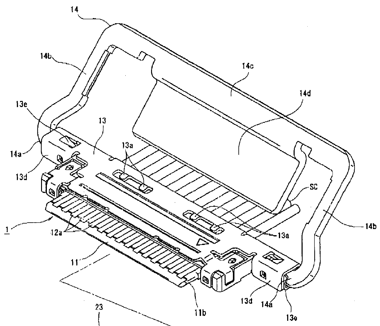 Electric connector and electric connector assembly