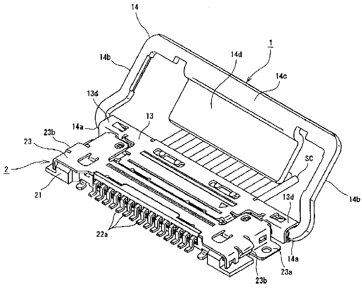 Electric connector and electric connector assembly