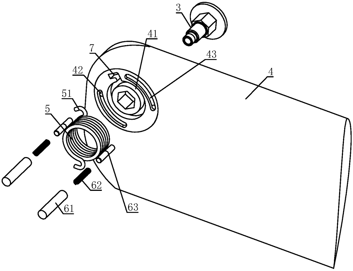 A self-locking folding unmanned aerial vehicle with stably rotating wings