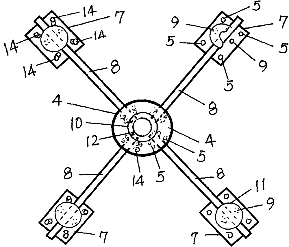 Pressure test device and pressure test method for measuring prestressed pipe piles with surrounding pipe piles