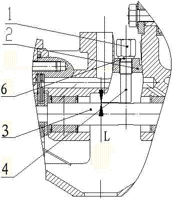 Built-in rotation speed measurement device of supercharger