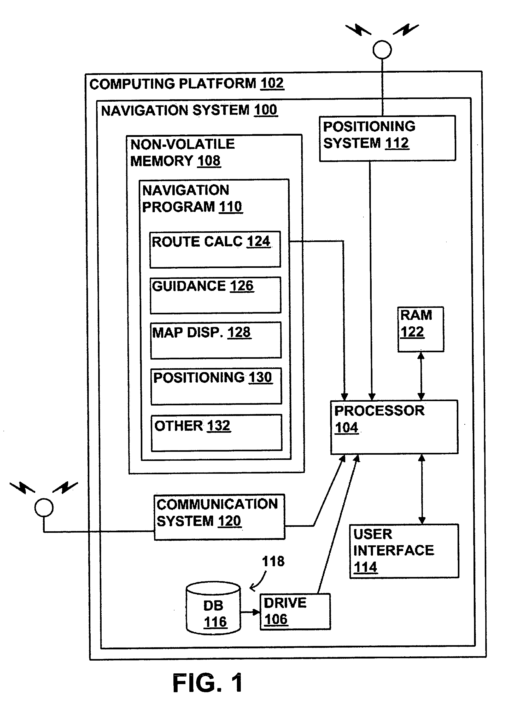 Method of operating a navigation system using images