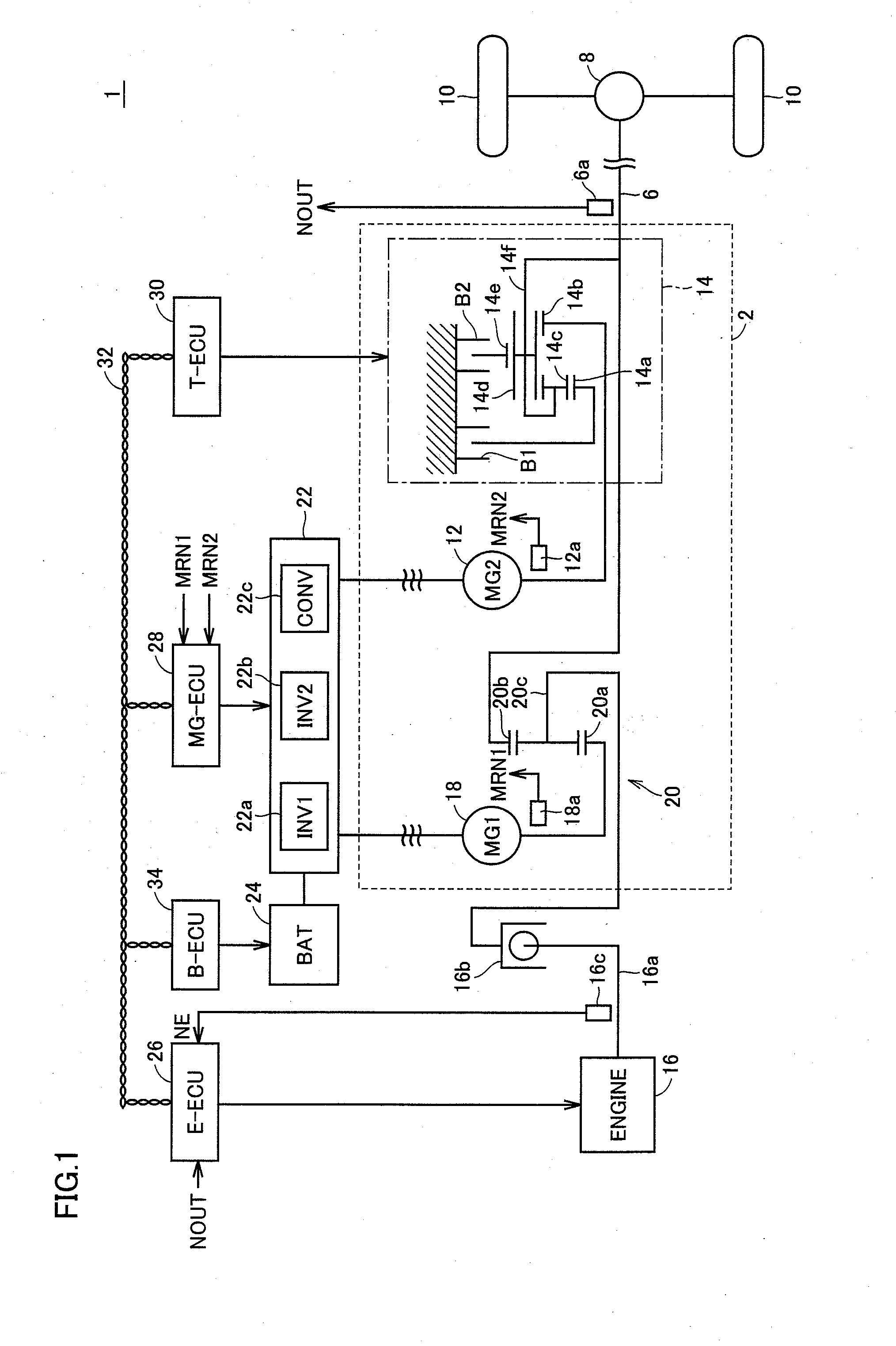 Hybrid driving apparatus, vehicle with the same and control method of the same