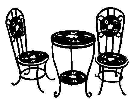 Manufacturing method of table and chair embedded with ceramic pictures