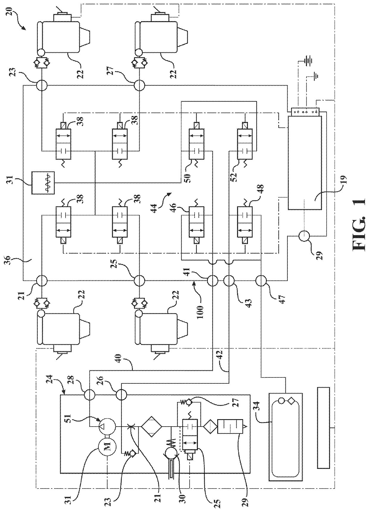 Closed integrated air management module