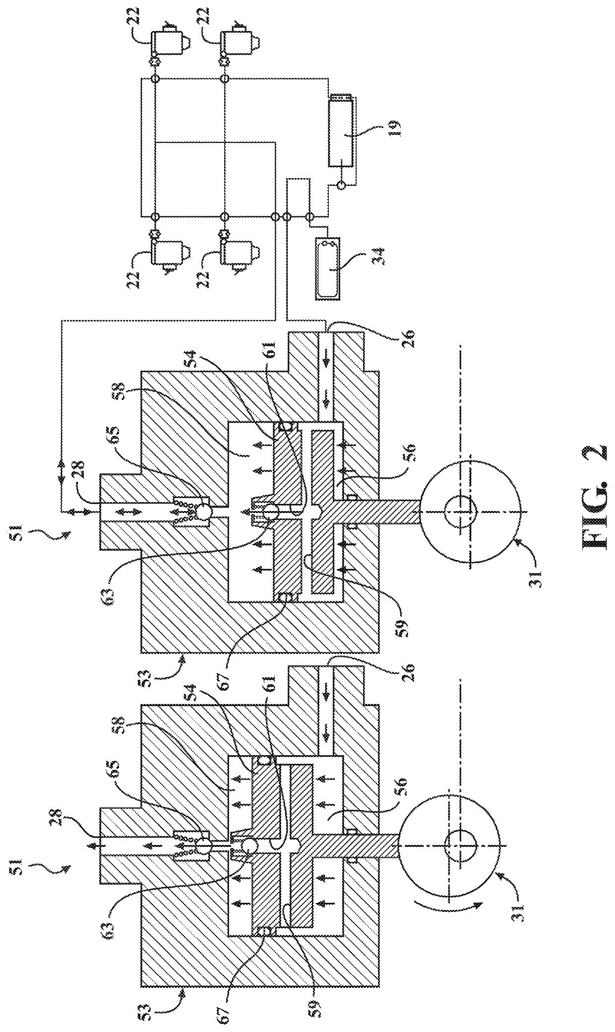 Closed integrated air management module